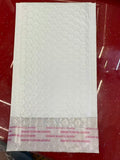 White Pearlescent Bubble Mailer Bag 5.9x8.3+1.6in (Pack of 20)