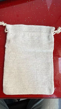 Cotton Drawstring Bags - Wholesale by Carton | White / Printed