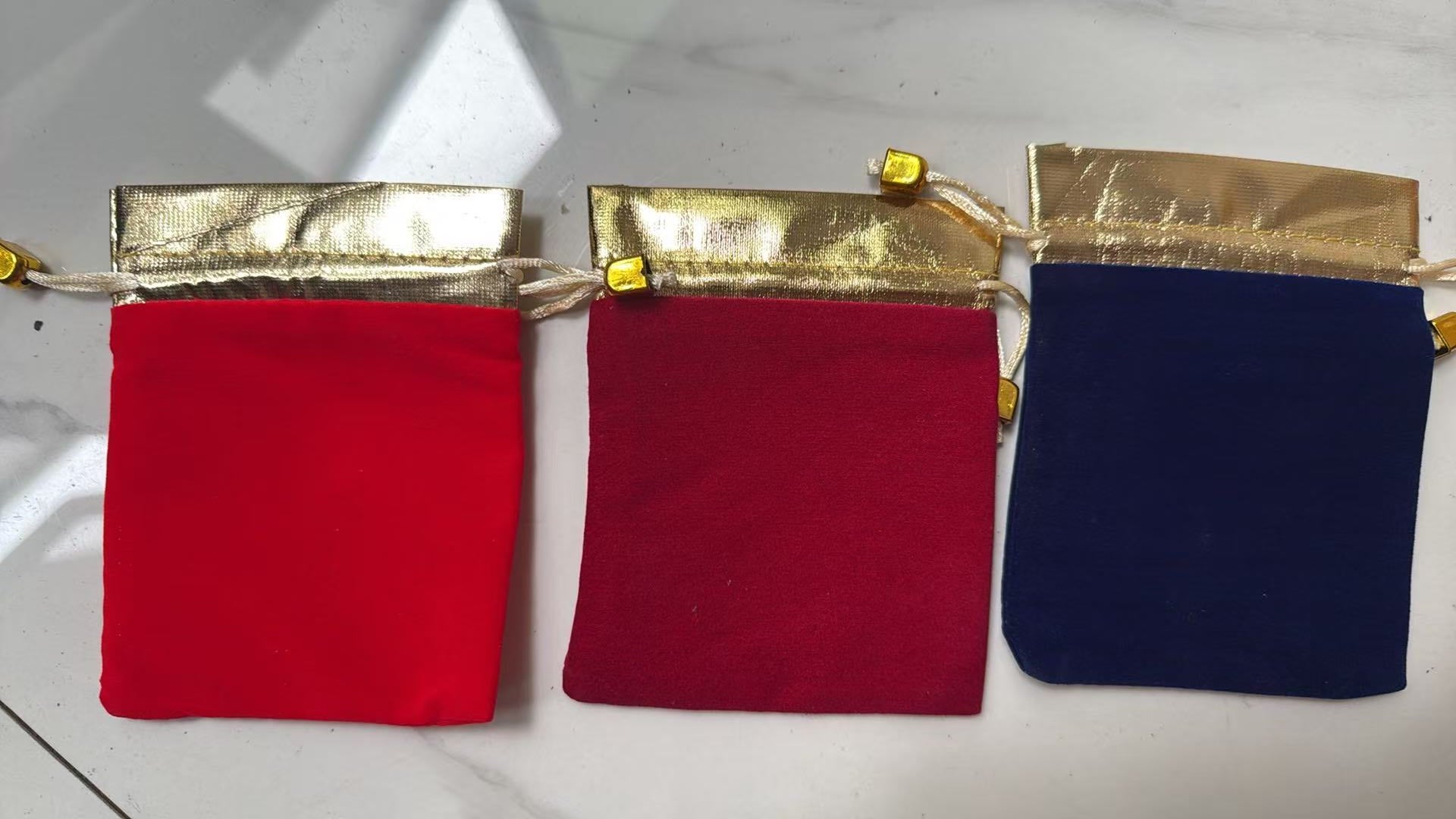 Velvet Drawstring Gift Pouch 10x13cm - Wholesale Box (50 bags)